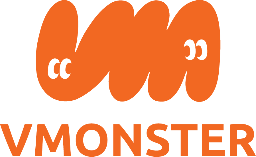 브이몬스터  Logo