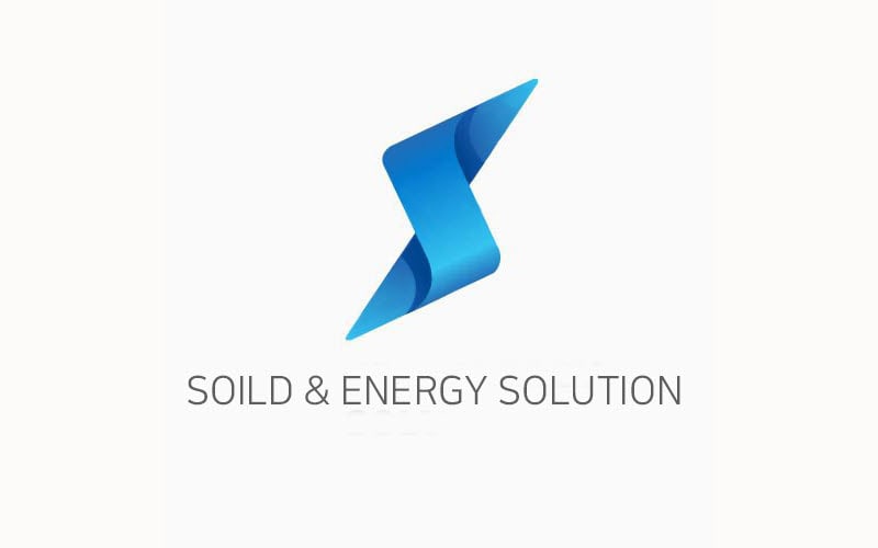 솔리드앤이에스/ Solid & Energy Solution Logo